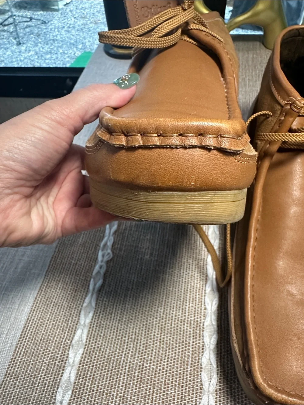 Men’s Tan Leather Chukka Boots